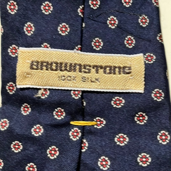 Brownstone Silk Tie - Picture 4 of 4